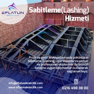 Lashing ve Yük Sabitleme Hizmetleri - Eflatun Denizcilik